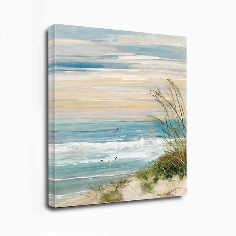 Beach at Dusk Canvas Art Print, 24x30 in.