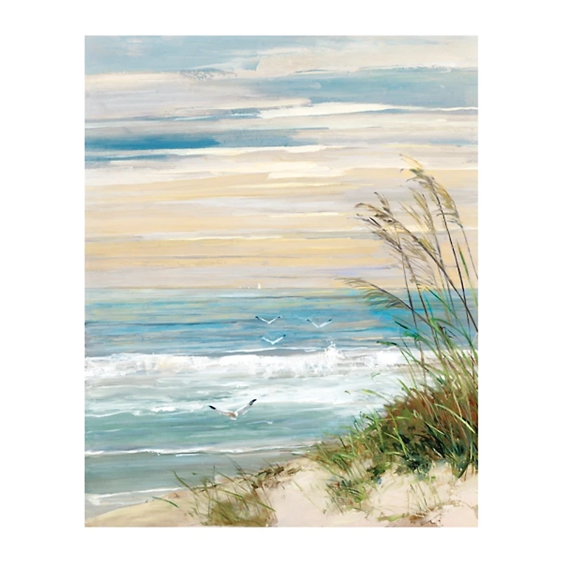 Beach at Dusk Canvas Art Print, 24x30 in.
