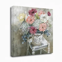 Quaint Bouquet Giclee Canvas Art Print, 30x30 in.