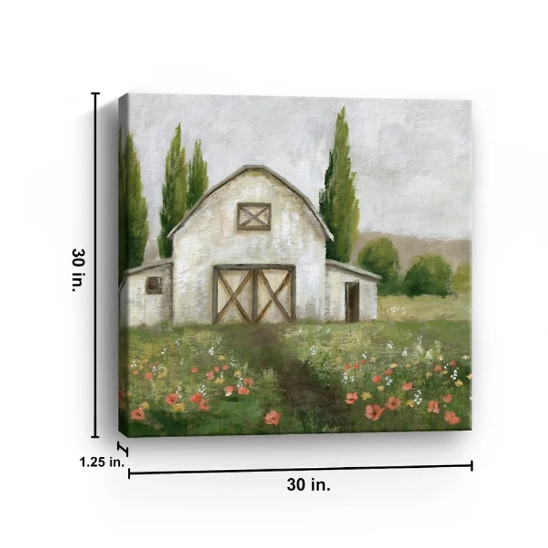 Country Barn I Canvas Art Print