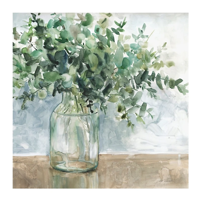 Eucalyptus Bouquet Giclee Canvas Print, 30x30 in.