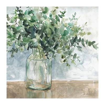 Eucalyptus Bouquet Giclee Canvas Print, 30x30 in.