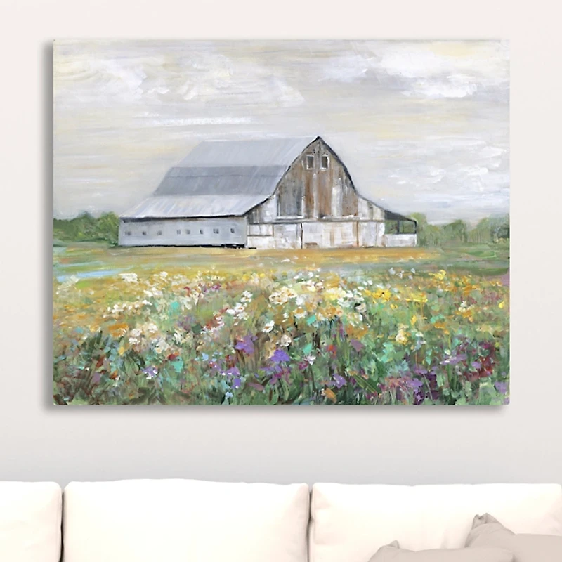 Country Fields Giclee Canvas Art Print