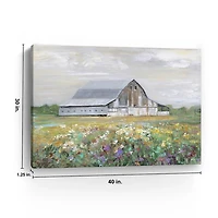 Country Fields Giclee Canvas Art Print