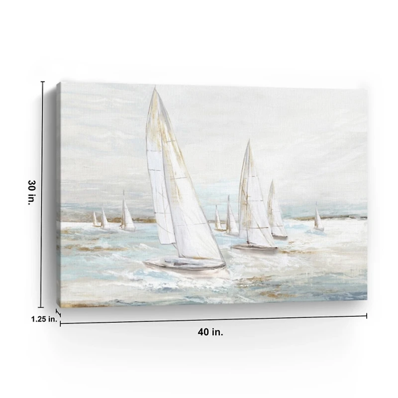 Windswept Sails I Canvas Art Print