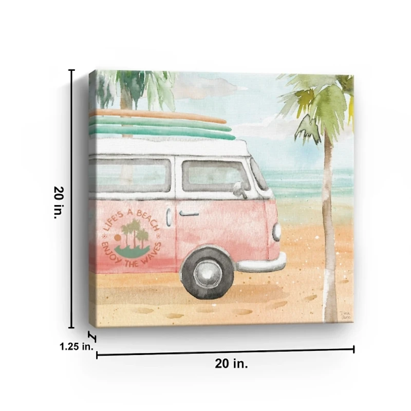 Surfs Up V Canvas Art Print