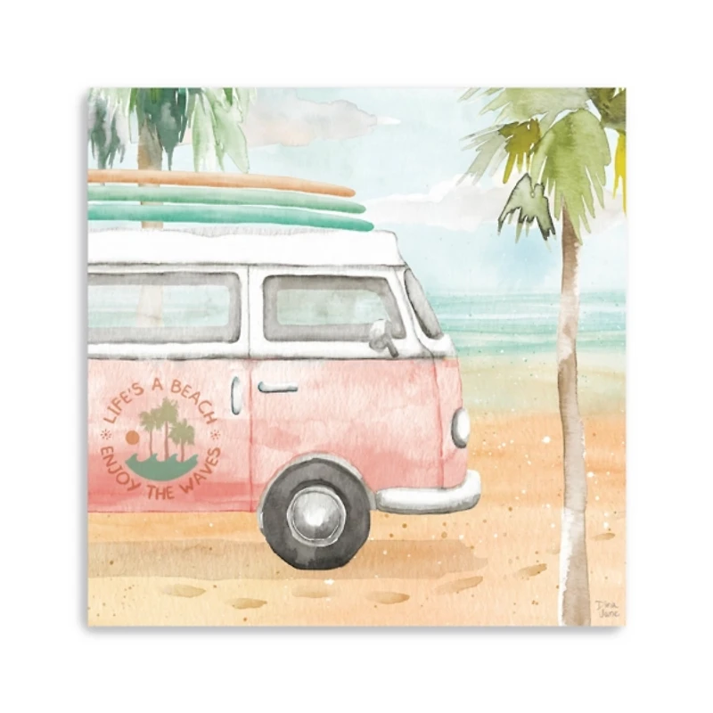 Surfs Up V Canvas Art Print