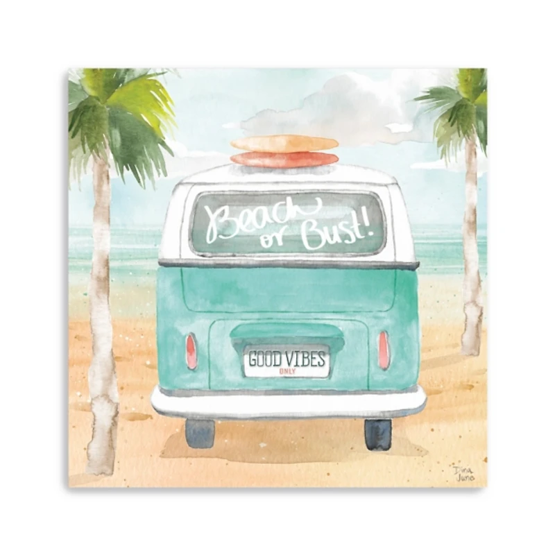 Surfs Up VI Canvas Art Print