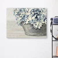 Hydrangea Bunch Canvas Art Print