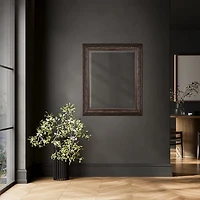 Bronze Ornate Beveled Framed Wall Mirror