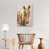 Equine Colors Portrait Canvas Art Print, 24x36 in.