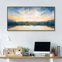 Skylights Framed Canvas Art Print