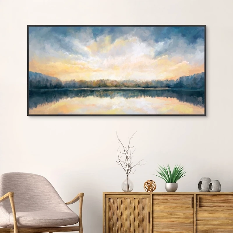 Skylights Framed Canvas Art Print