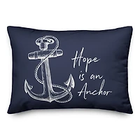 Anchor Hope Outdoor Pillow