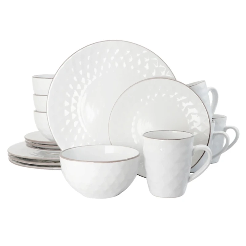 Pearl Stoneware 16-pc. Dinnerware Set