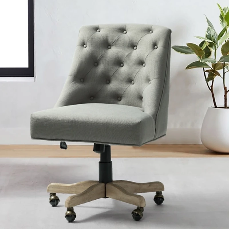 Gray Dylan Upholstered Office Chair