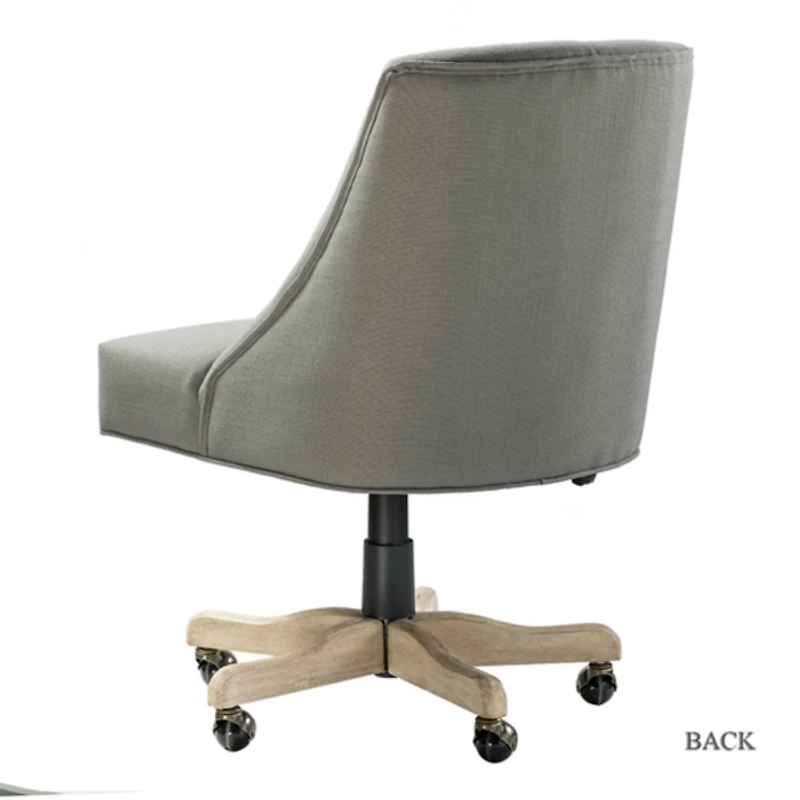 Gray Dylan Upholstered Office Chair