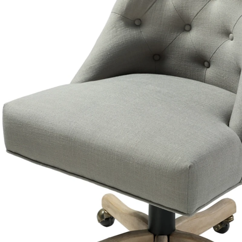 Gray Dylan Upholstered Office Chair