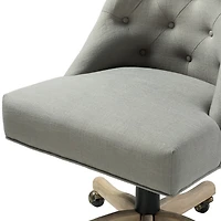 Gray Dylan Upholstered Office Chair