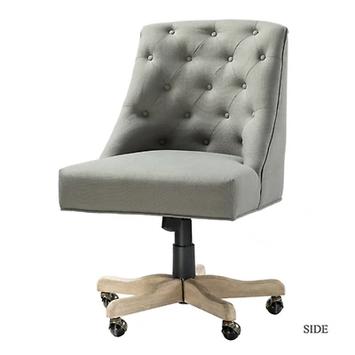 Gray Dylan Upholstered Office Chair
