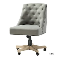 Gray Dylan Upholstered Office Chair