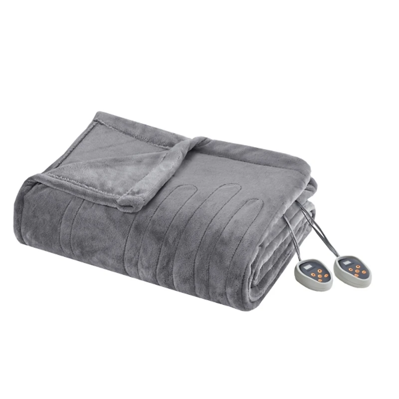 Full Ultra Soft Plush Heated Blanket