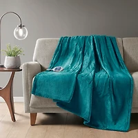 Ultra Soft Plush Heated Throw