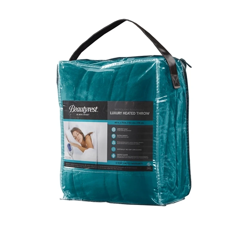 Ultra Soft Plush Heated Throw