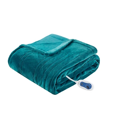 Ultra Soft Plush Heated Throw