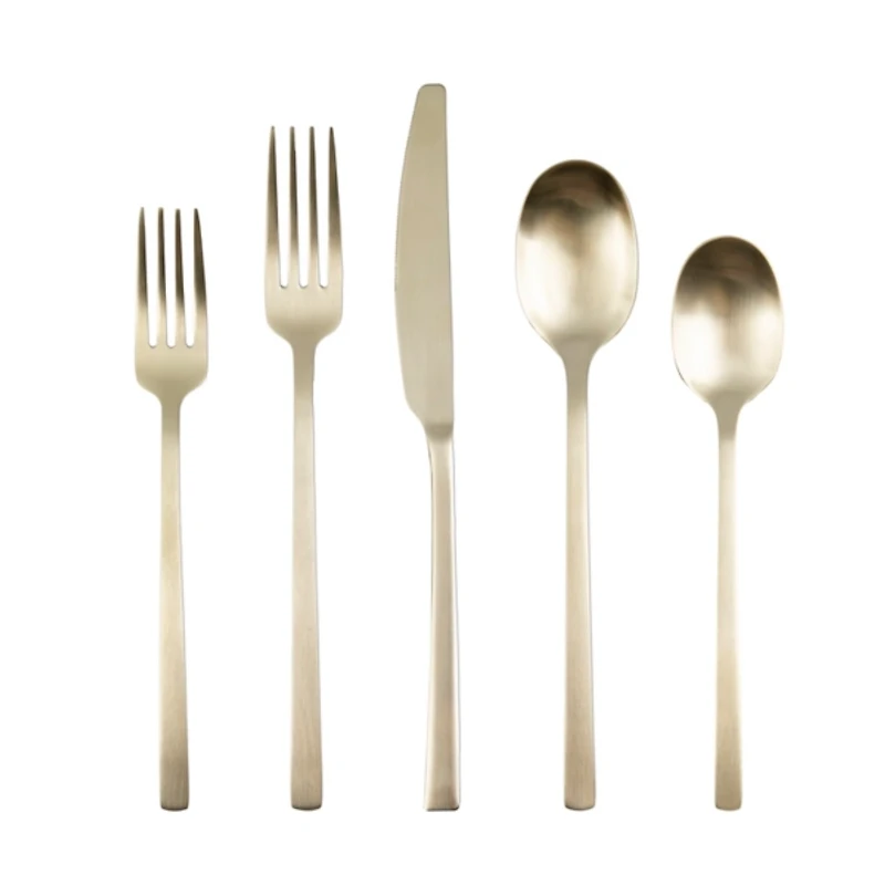 Champagne Gold Glimmer 20-pc. Flatware Set