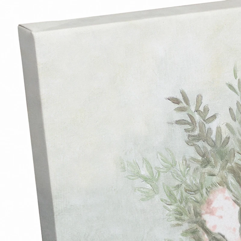 Floral Mason Jars Hop Canvas Art Print