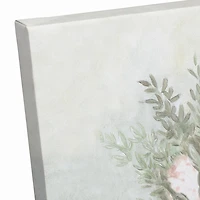 Floral Mason Jars Hop Canvas Art Print