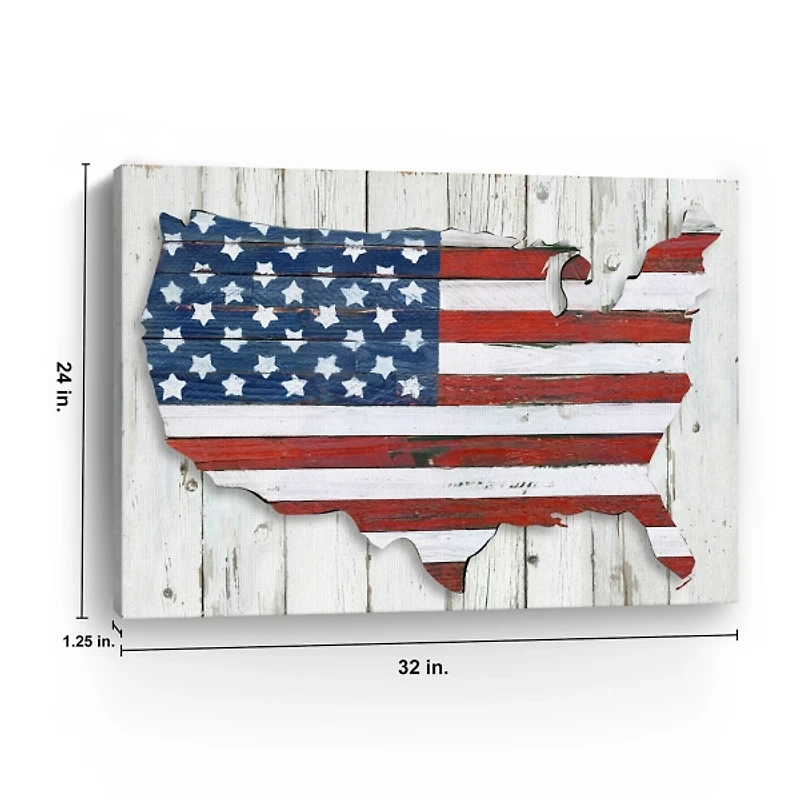 Land Of Liberty Canvas Art Print