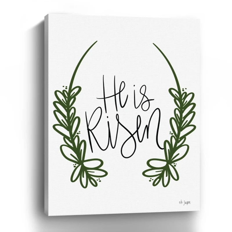 He is Risen Canvas Art Print