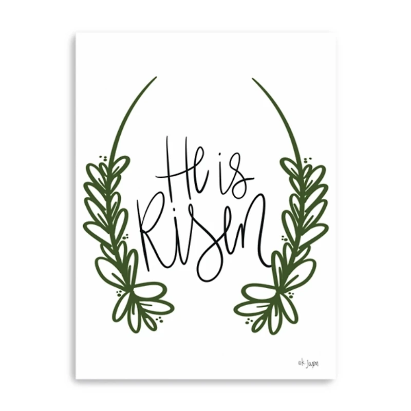 He is Risen Canvas Art Print