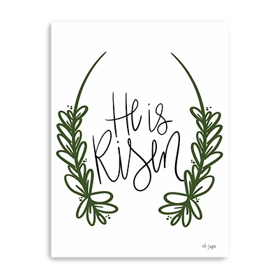 He is Risen Canvas Art Print