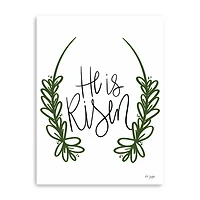 He is Risen Canvas Art Print