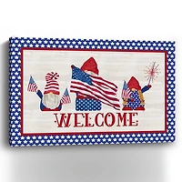 Welcome Gnome Canvas Art Print