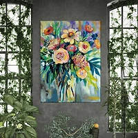 Floral Showoffs Canvas Outdoor Art