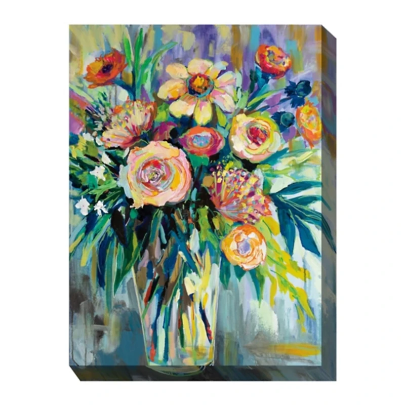 Floral Showoffs Canvas Outdoor Art