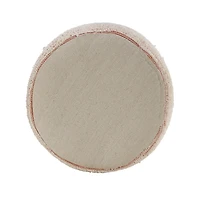 Coral Tropical Textured Distressed Pouf