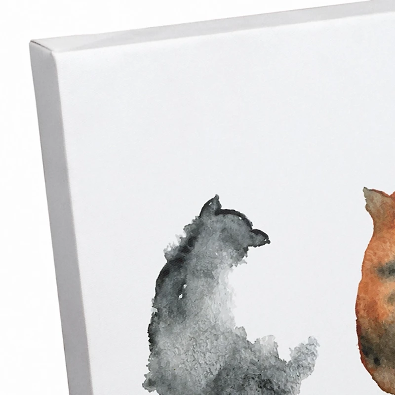 Cat Lady Canvas Art Print, 18x12 in.