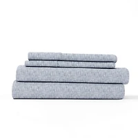 Chambray 4-pc. California King Sheet Set
