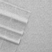 Light Gray Chambray 4-pc. Full Bed Sheet Set