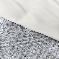 Navy Rustic 3-pc. Queen Duvet Cover Set