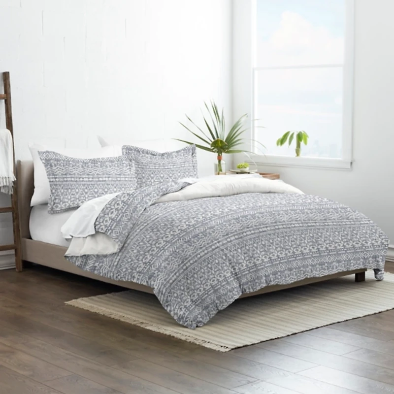 Navy Rustic 3-pc. Queen Duvet Cover Set