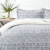 Navy Rustic 3-pc. Queen Duvet Cover Set