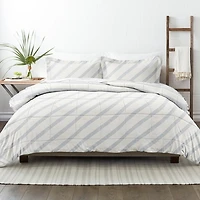 Light Blue Reversible 2-pc. Twin Comforter Set