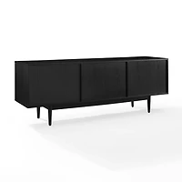 Black Modern Wood Console Table