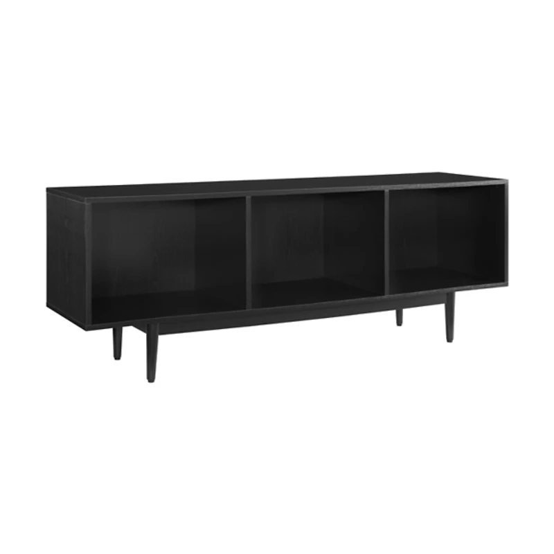 Black Modern Wood Console Table
